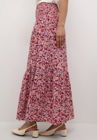 Cream CRTIAH - Maxisukňa - flower print