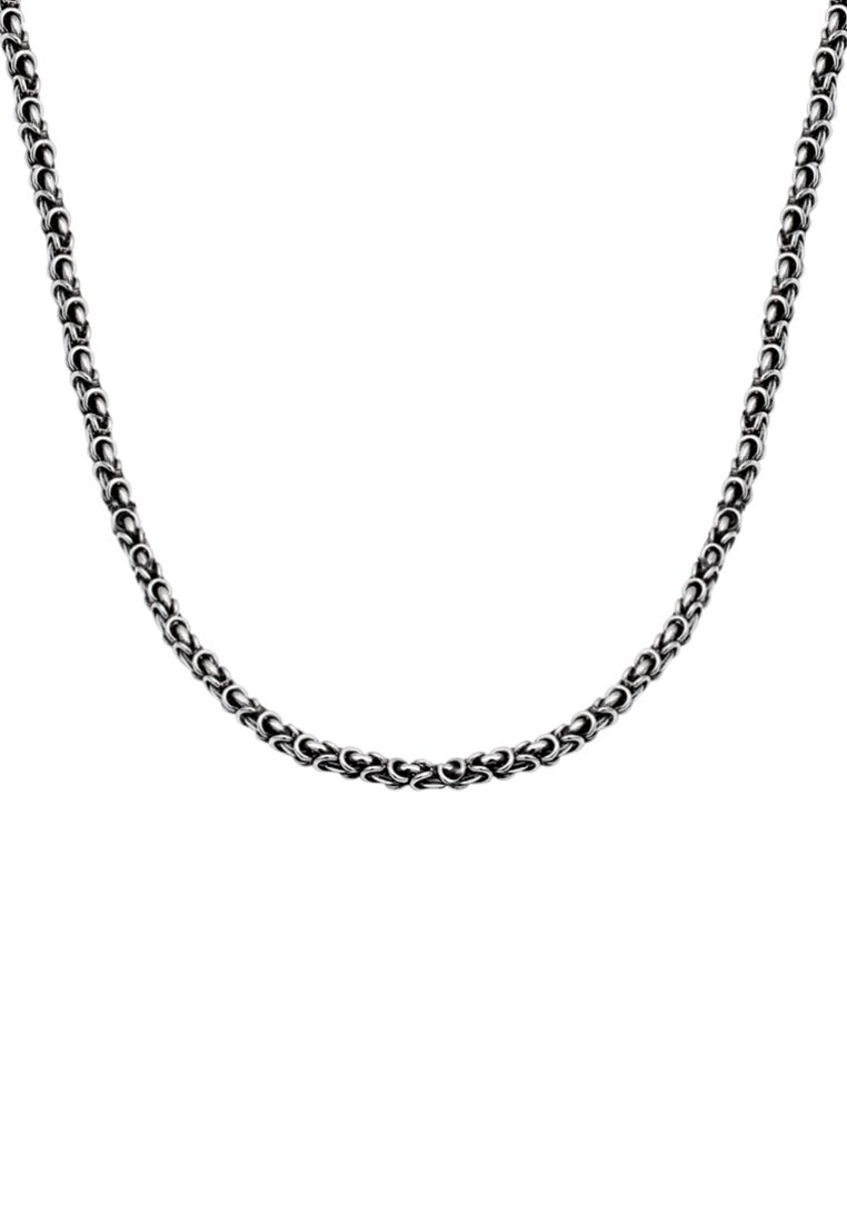Herren Halsketten | KUZZOI BASIC Halskette silver coloured/silberfarben - IS11773 Herren Halsketten | KUZZOI BASIC Halskette silver coloured/silberfarben - IS11773