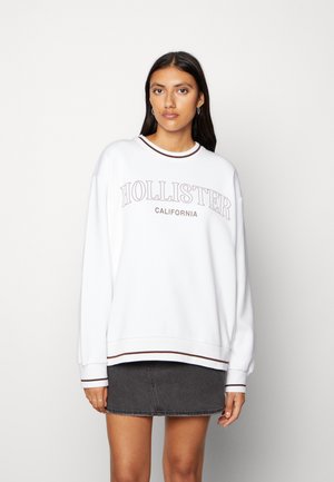 OVERSIZED CREW - Sweatshirt - white