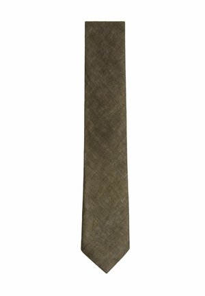ELIO TEXTURED - Corbata - olive