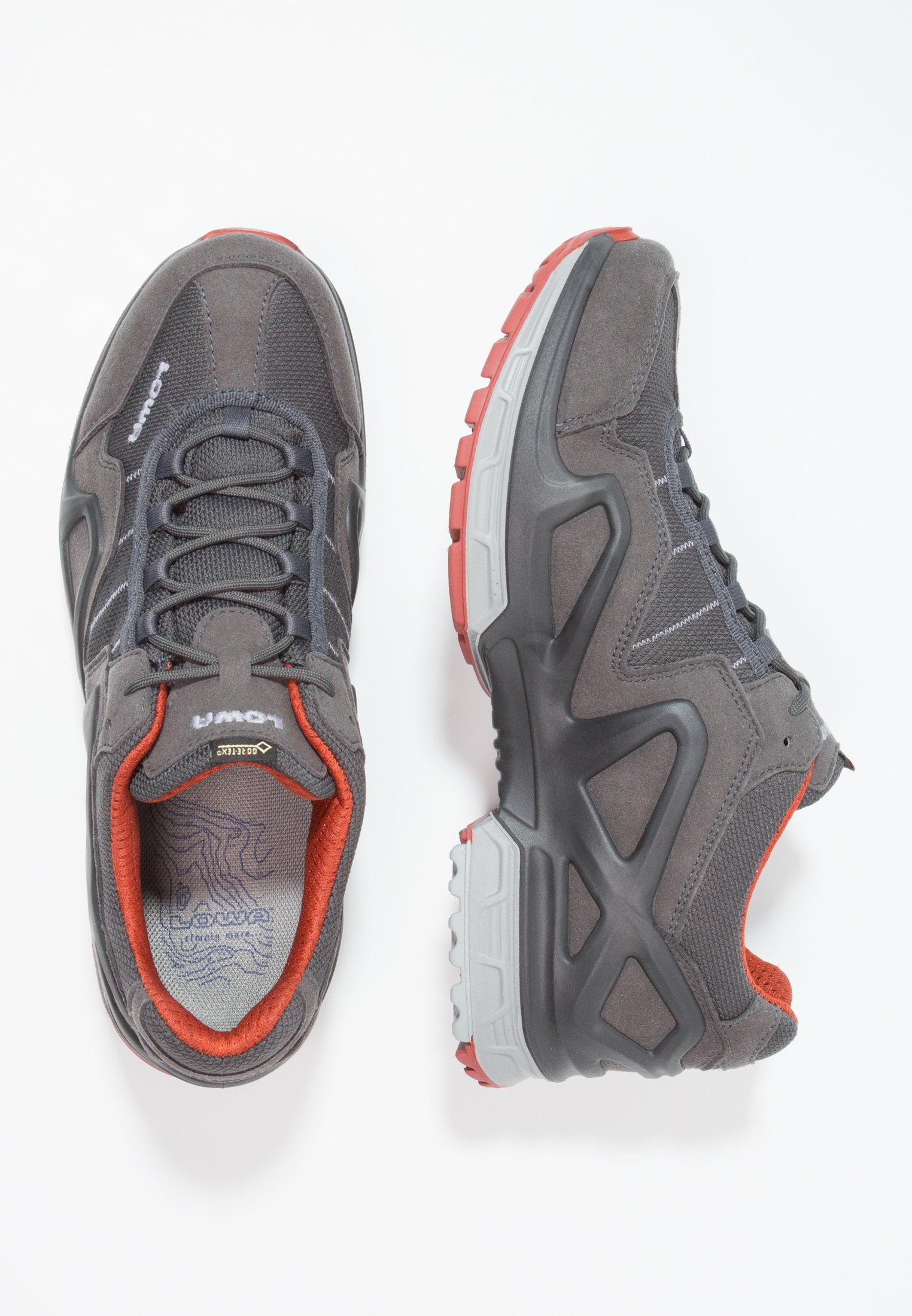 Lowa GORGON GTX Fjellsko anthrazitrost Zalando.no Lowa GORGON GTX Fjellsko schwarzanthrazit Zalando.no
