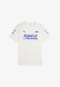 Puma GRAPHIC RINGER TEE - Print T-shirt - white - Zalando