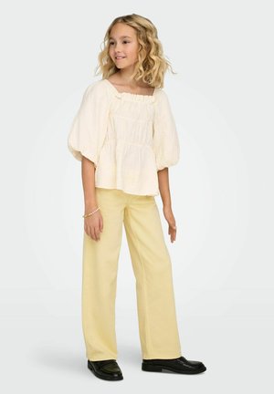 ONLY GIRLS, WIDE-FIT JEANS KOGJUDY-O WIDE LEG FIT JEANS - Jeans relaxed fit - sunlight