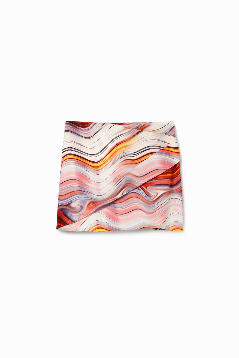 Desigual A-lijn rok rood Desigual A-lijn rok rood