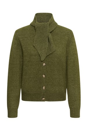 Part Two, CHANIEPW CARDIGAN - Ζακέτα - green melange