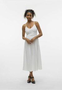 Vero Moda VMPANNA  - Džersio suknelė - snow white