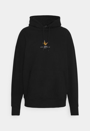 BUTTERFLY HOOD UNISEX - Sweatshirt - black