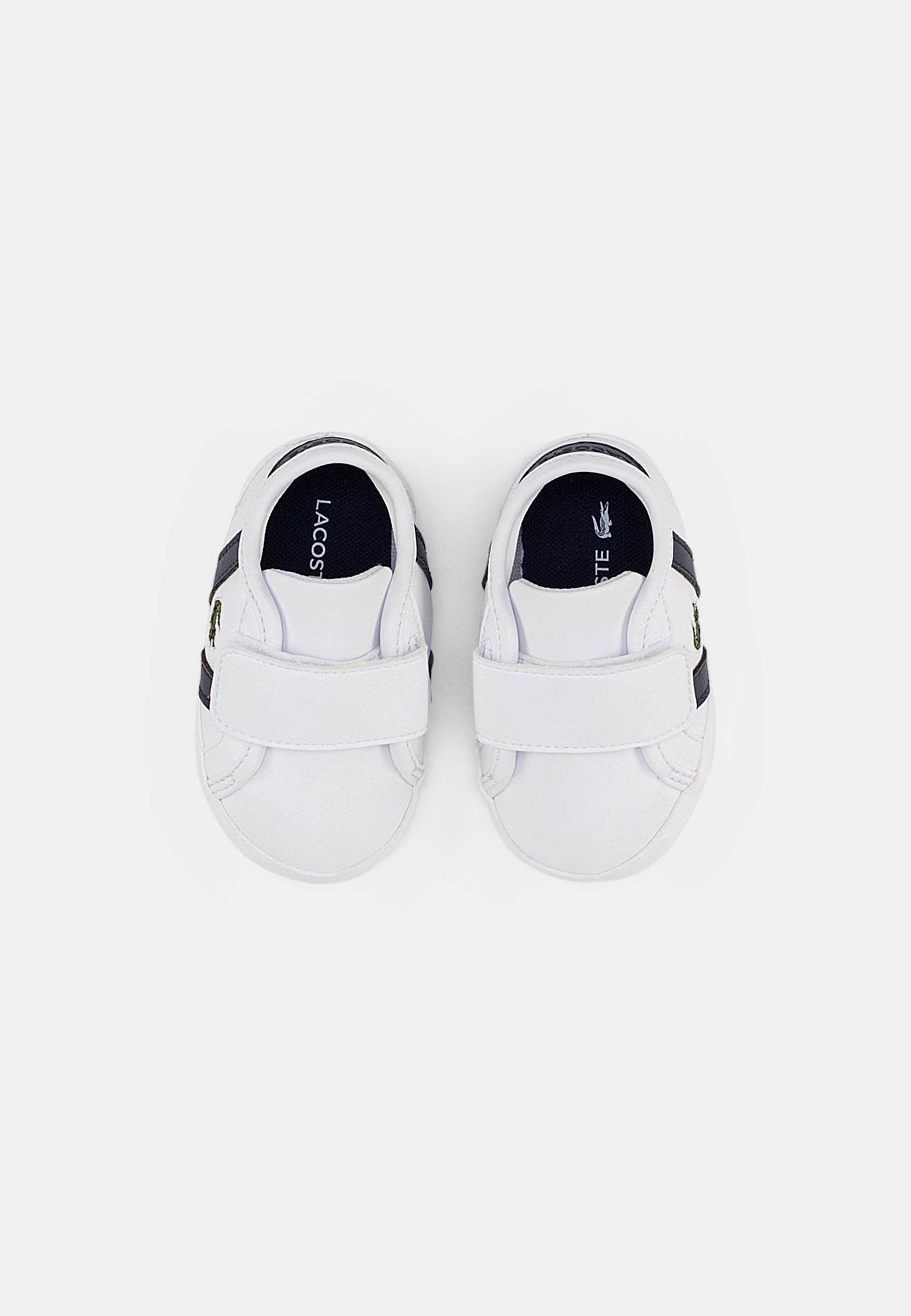Lacoste SIDELINE CRIB CUB - Scarpe neonato - white/navy/bianco - Zalando.it