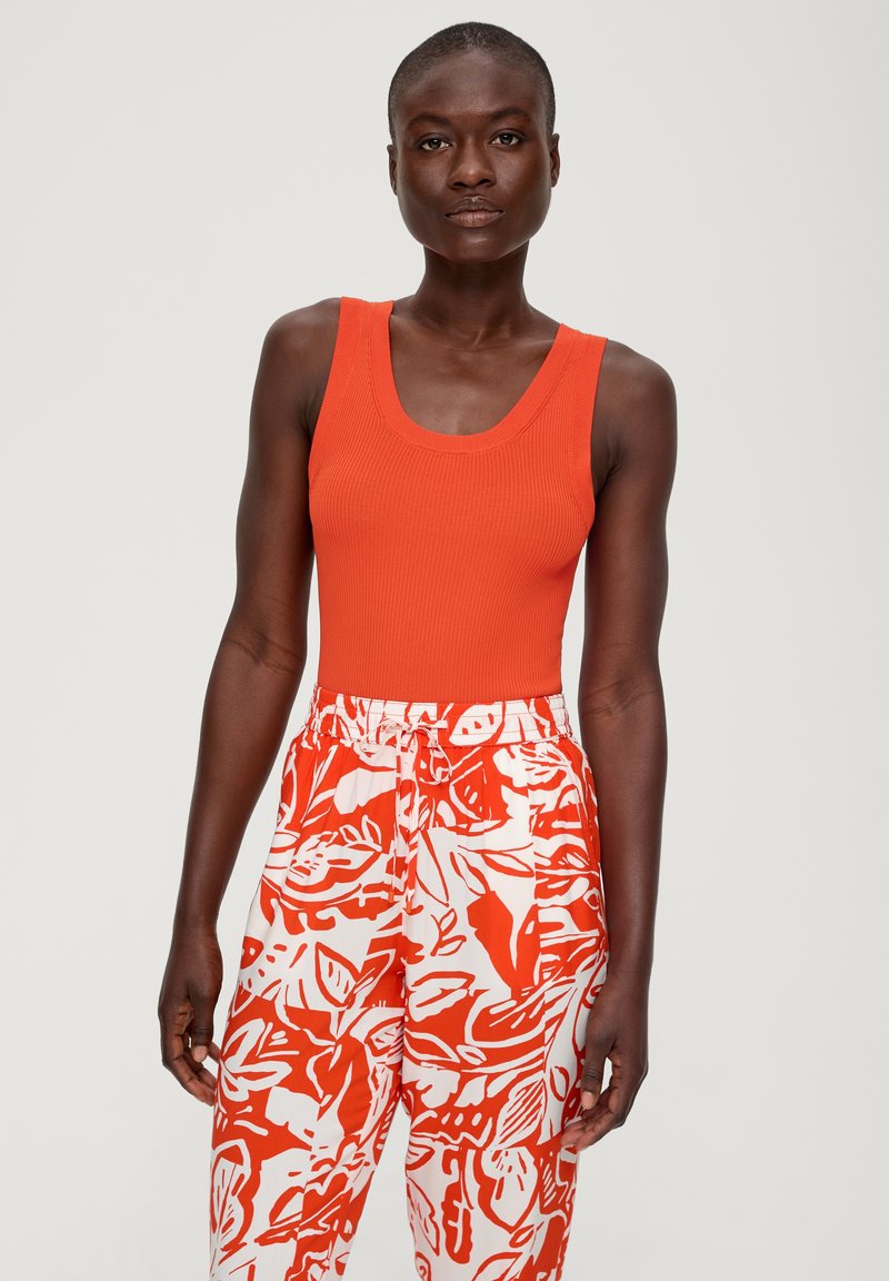 s.Oliver Top - dunkelorange