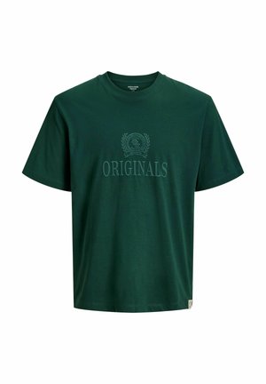 Jack & Jones, JORFREDERIKSBERG MONOGRAM TEE - T-shirts print - pine grove