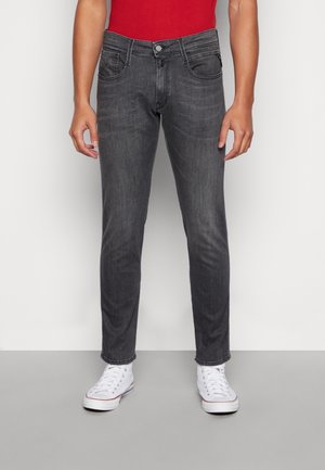ANBASS - Slim fit -farkut - medium grey