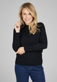 Rabe Strickpullover - schwarz