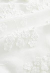 Next TIE NECK FLORAL-REGULAR FIT - Bluză - white