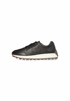 BRUSHED RUNNI - Sneakers basse - brown