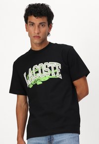 Lacoste Apdrukāts T-krekls - black