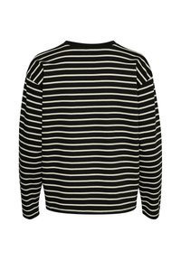 Kaffe KAWINNI - Pikkade varrukatega topp - black deep turtledove stripe