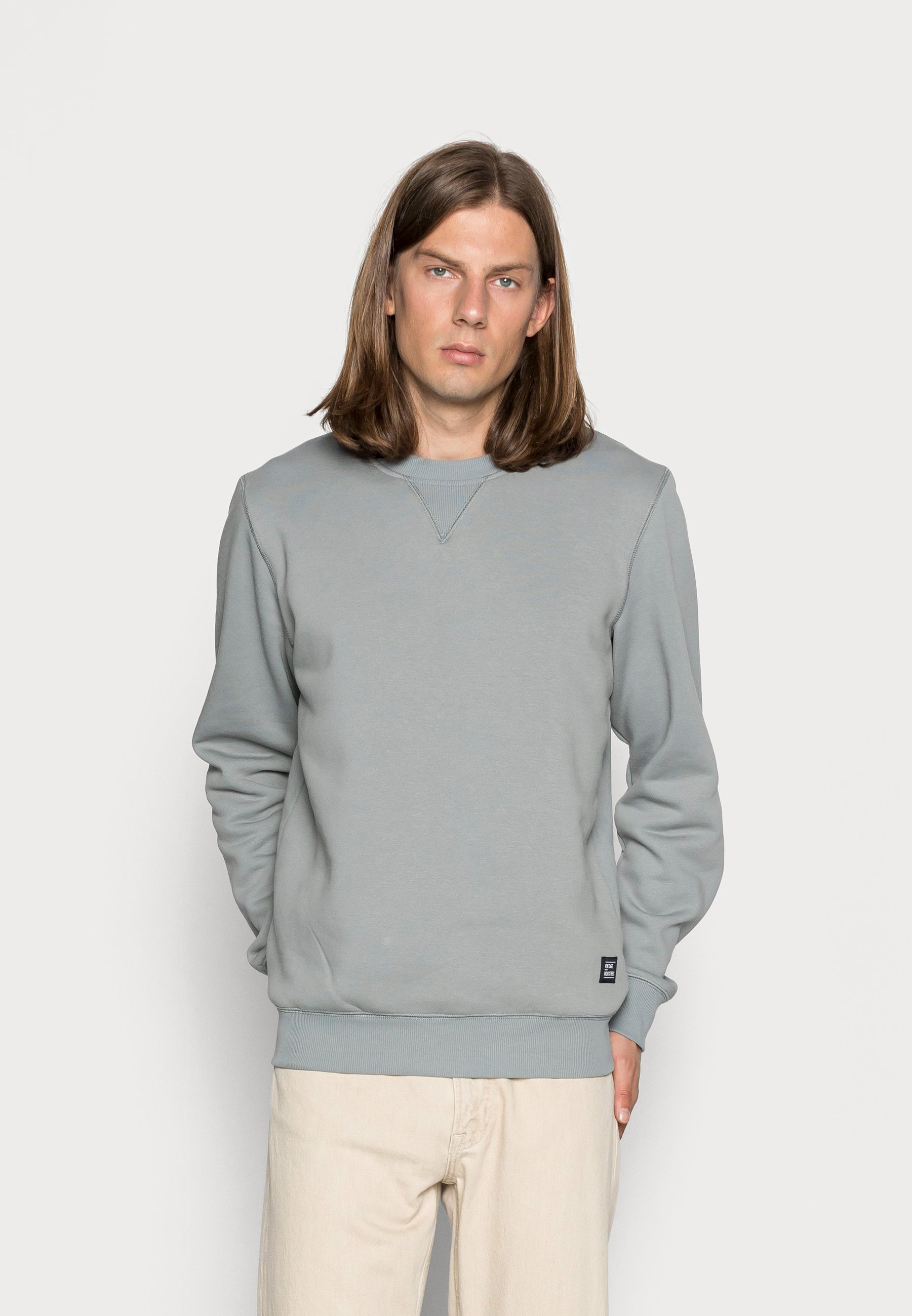 Vintage Industries GREELEY CREWNECK - Sweatshirt - slate/dunkelbraun -  Zalando.de
