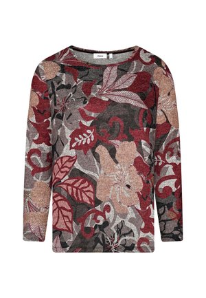 Langarmshirt - burgundy-brown