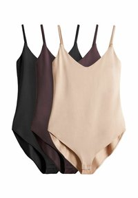THE SET - 3 PACK - Glaustinukė - black chocolate brown nude Miniatiūros vaizdas 1