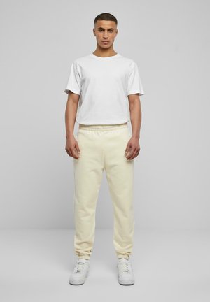 Urban Classics ULTRA HEAVY  - Tracksuit bottoms - whitesand