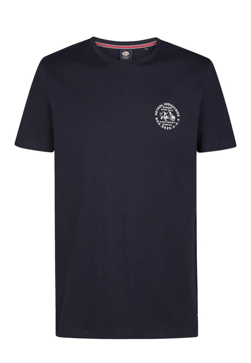Petrol Industries T-shirt basic blauw