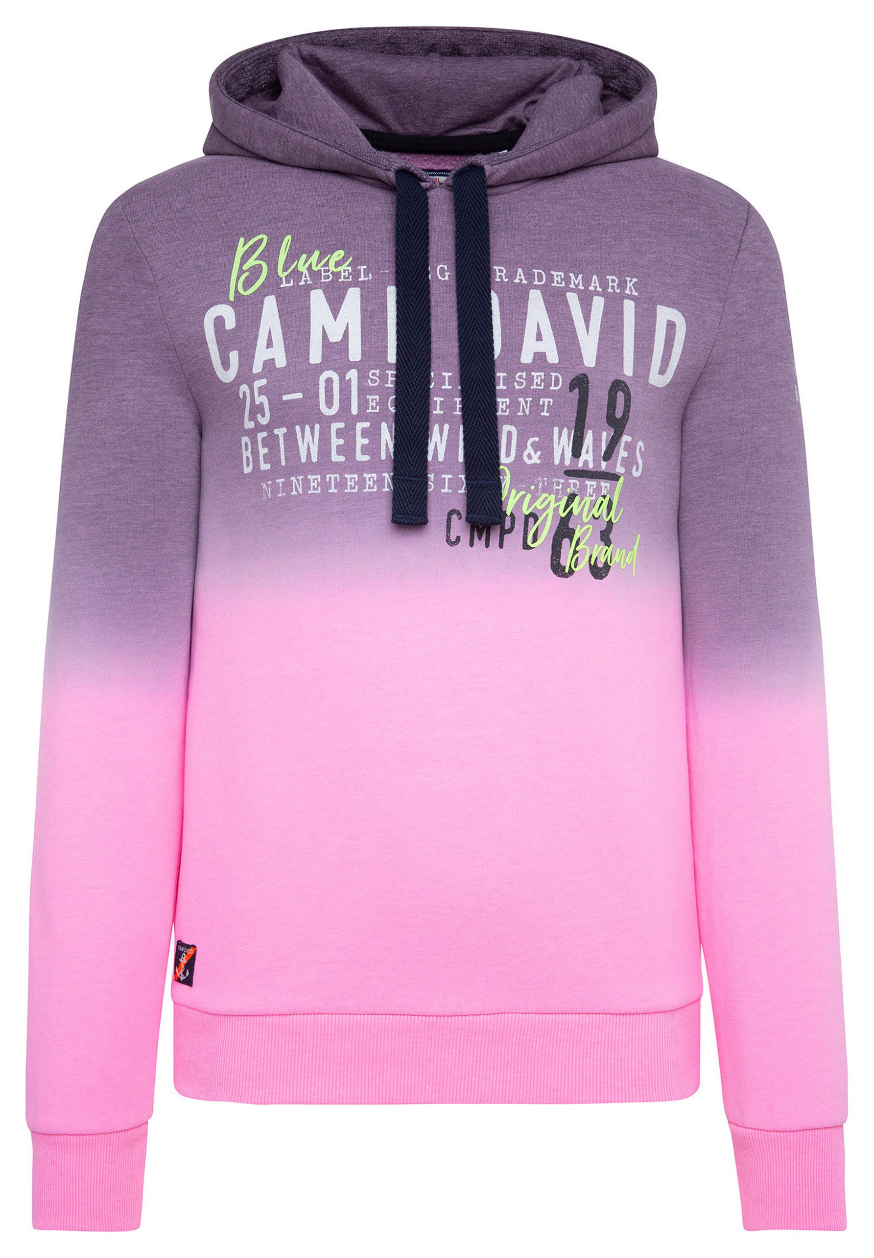 Hooded Sweatshirt Camp David Hoodie Damen Soccx Camp David Hoodie