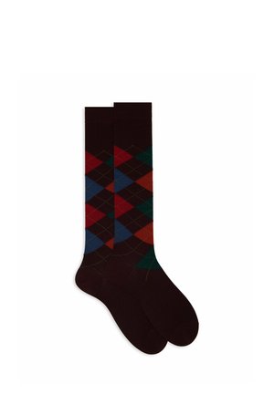 Gallo WITH INLAY MOTIF - Calzettoni - bordo loden