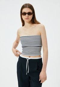 Koton STRAPLESS TANK  - Top - dark blue