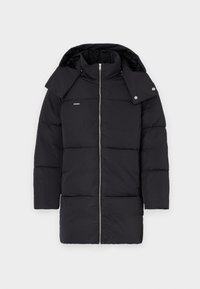 DNA FLOWER WARMTH LONG PUFFER UNISEX - Vinterkappa /-rock - black