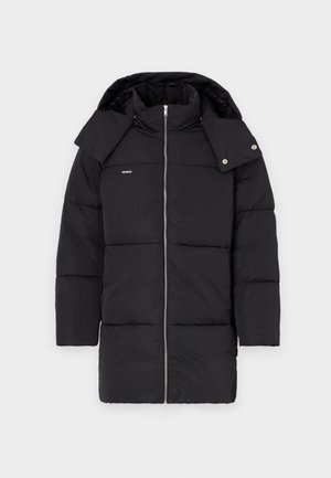 PANGAIA DNA FLOWER WARMTH LONG PUFFER UNISEX - Vinterfrakke - black