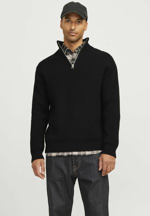 Strickpullover - black