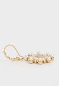 Lauren Ralph Lauren COIN DROP - Náušnice - gold-coloured/white