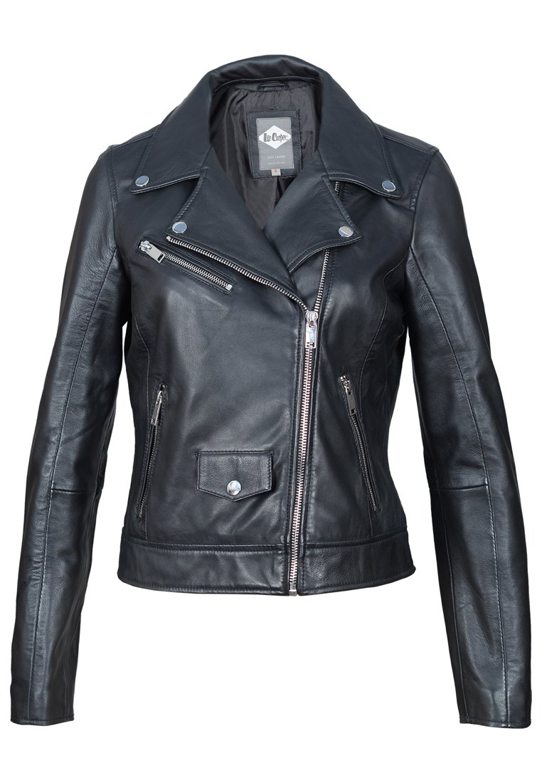 Zalando Veste Lee Cooper Femme Lee Cooper Veste En Cuir Black/noir
