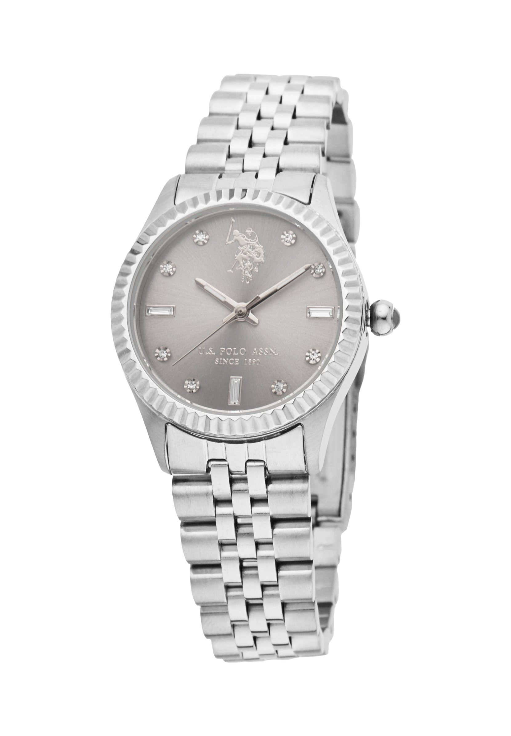 Polo Montre silver coloured and grey coloured/argenté