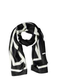 MIT GRAFISCHEM MUSTER - Écharpe - schwarz