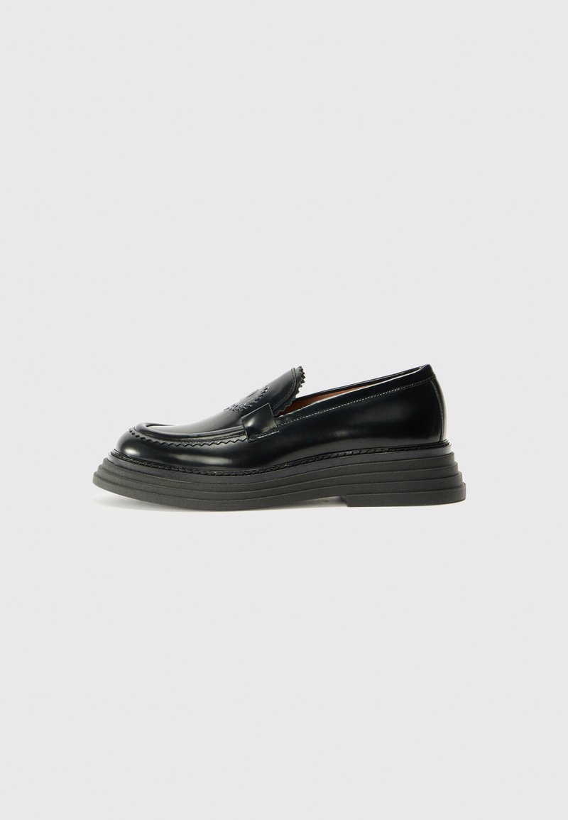 Pollini Zakelijke loafers antraciet gemêleerd Pollini Zakelijke loafers antraciet gemêleerd