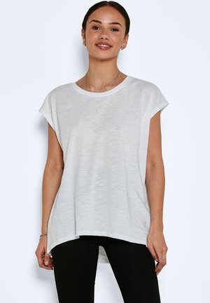 LOOSE LONG - Basic T-shirt - bright white