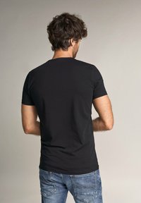 Salsa Jeans PALM  SLIM - Camiseta básica - Black