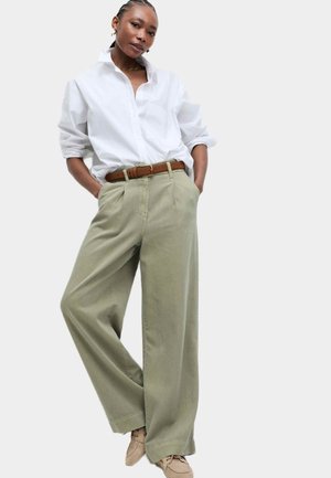 RICH SLOUCHY WIDE  - Tygbyxor - sable