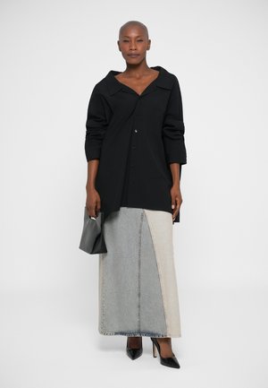 MIDI DRESS - Haljina-majica - black
