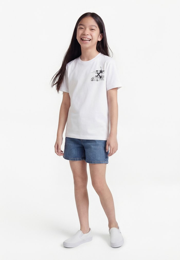 Off-White GRAFFITI TEE UNISEX - Print T-shirt - white