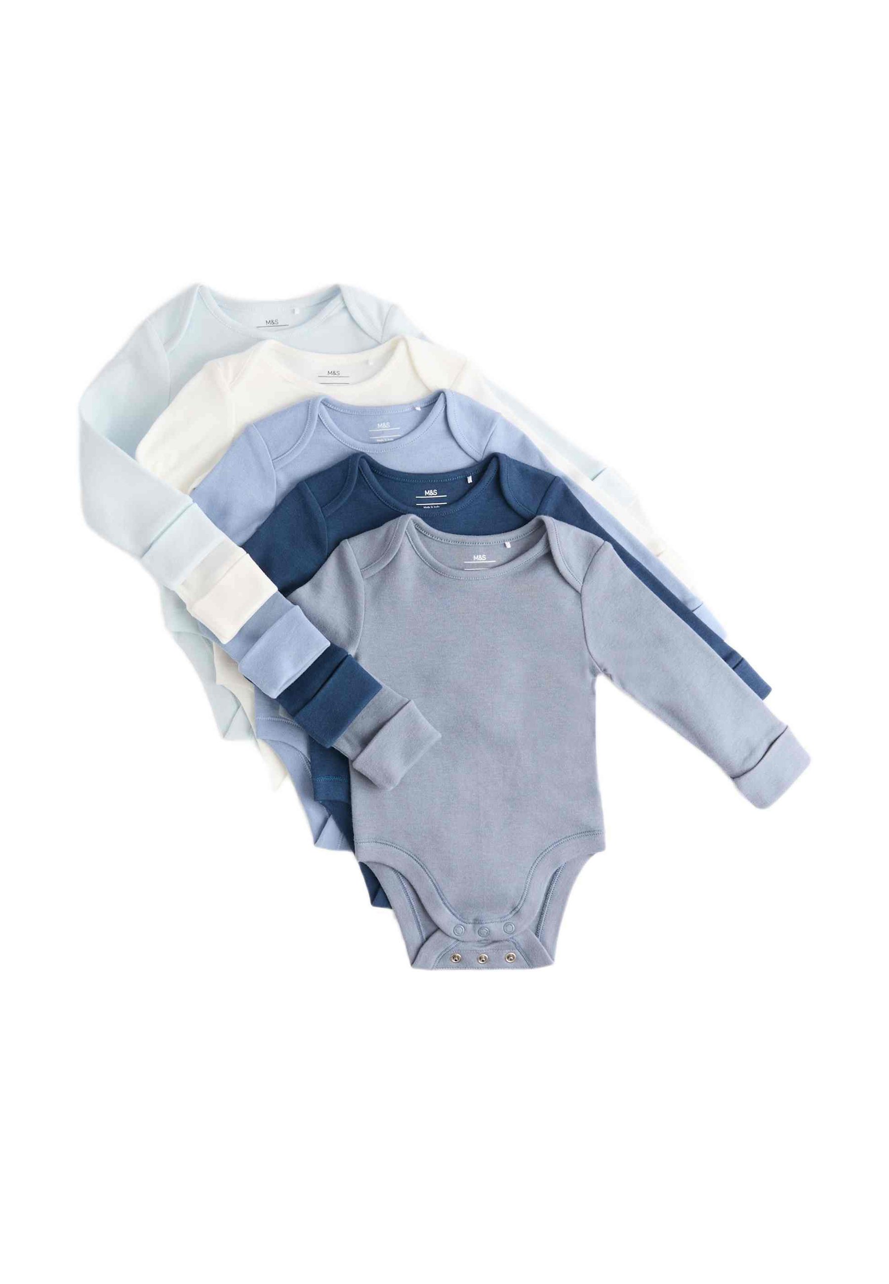 Marks Spencer 5PACK LONG SLEEVE Body blue Zalando
