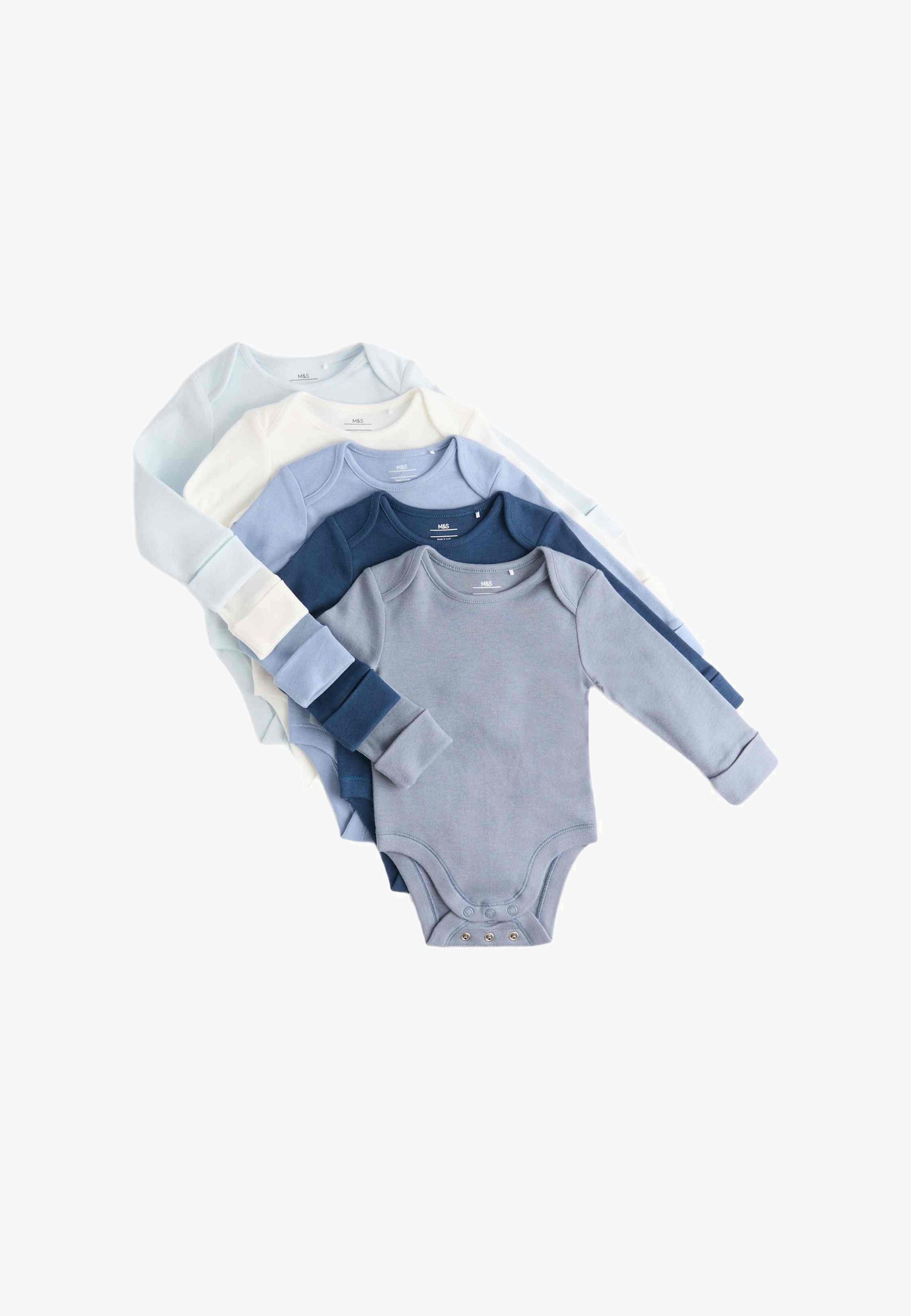 Marks Spencer 5PACK LONG SLEEVE Body blue Zalando