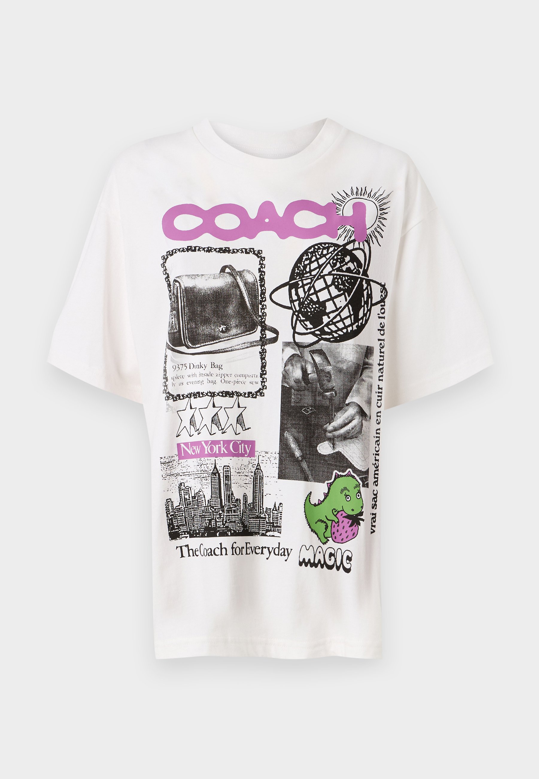 COACH【デザインが可愛い☆ RELAXED COLLAGE GRAPHIC T-SHIRT】 COACH® Relaxed Collage Graphic T Shirt | Square One