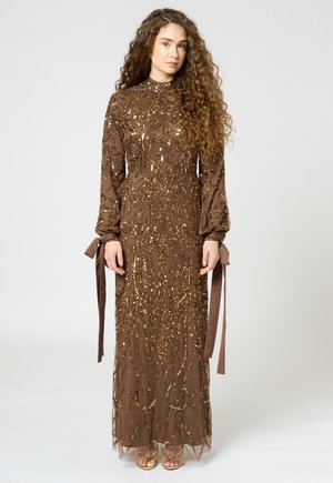MODEST EMBELLISHED SEQUINS  - Occasion wear - chocolate