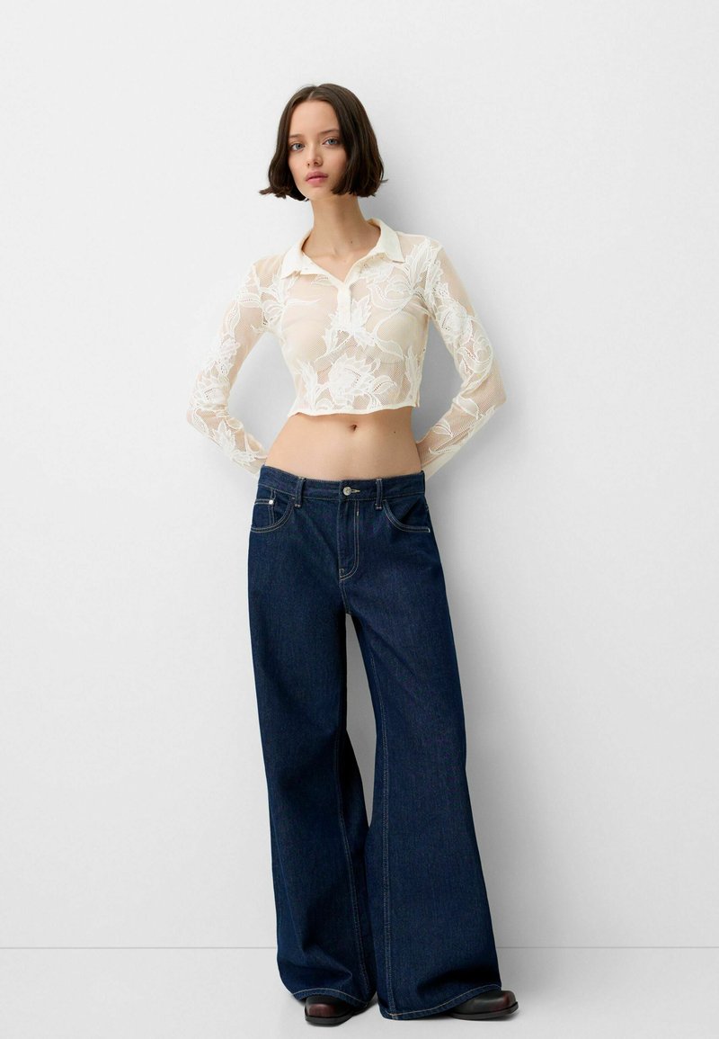 Bershka Blouse wit Bershka Blouse wit