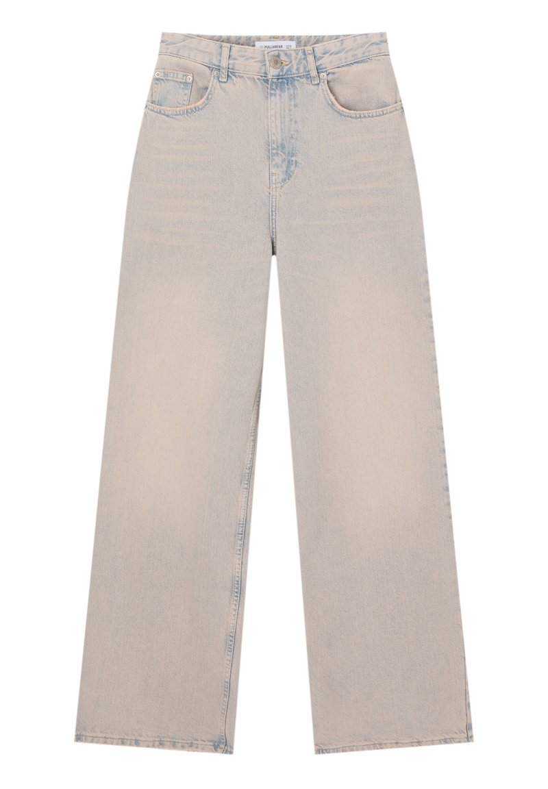 PULL&BEAR Flared Jeans donkerroze