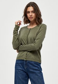Minus MINEW LAURA CARDIGAN - Jopica - green field melange
