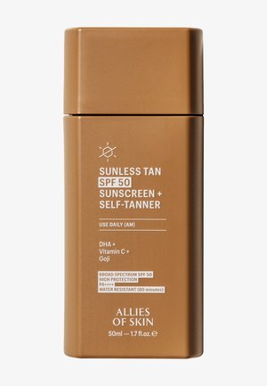 SUNLESS TAN SPF 50 SUNSCREEN + SELF-TANNER - Sun protection