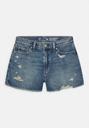 LOW STRIDE INDIGO TEEN GIRL - Jeans Shorts - medium wash